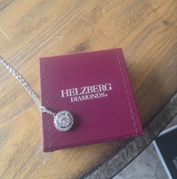Helzberg Diamonds Moissanite Diamond Pendant Necklace - Picture 10 of 12